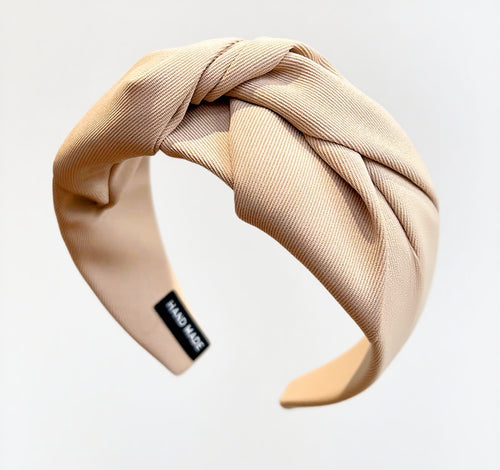 Beige Fashion Wide Headband