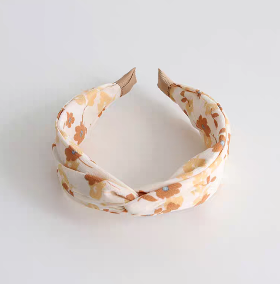 Cute Brown Flower Headband