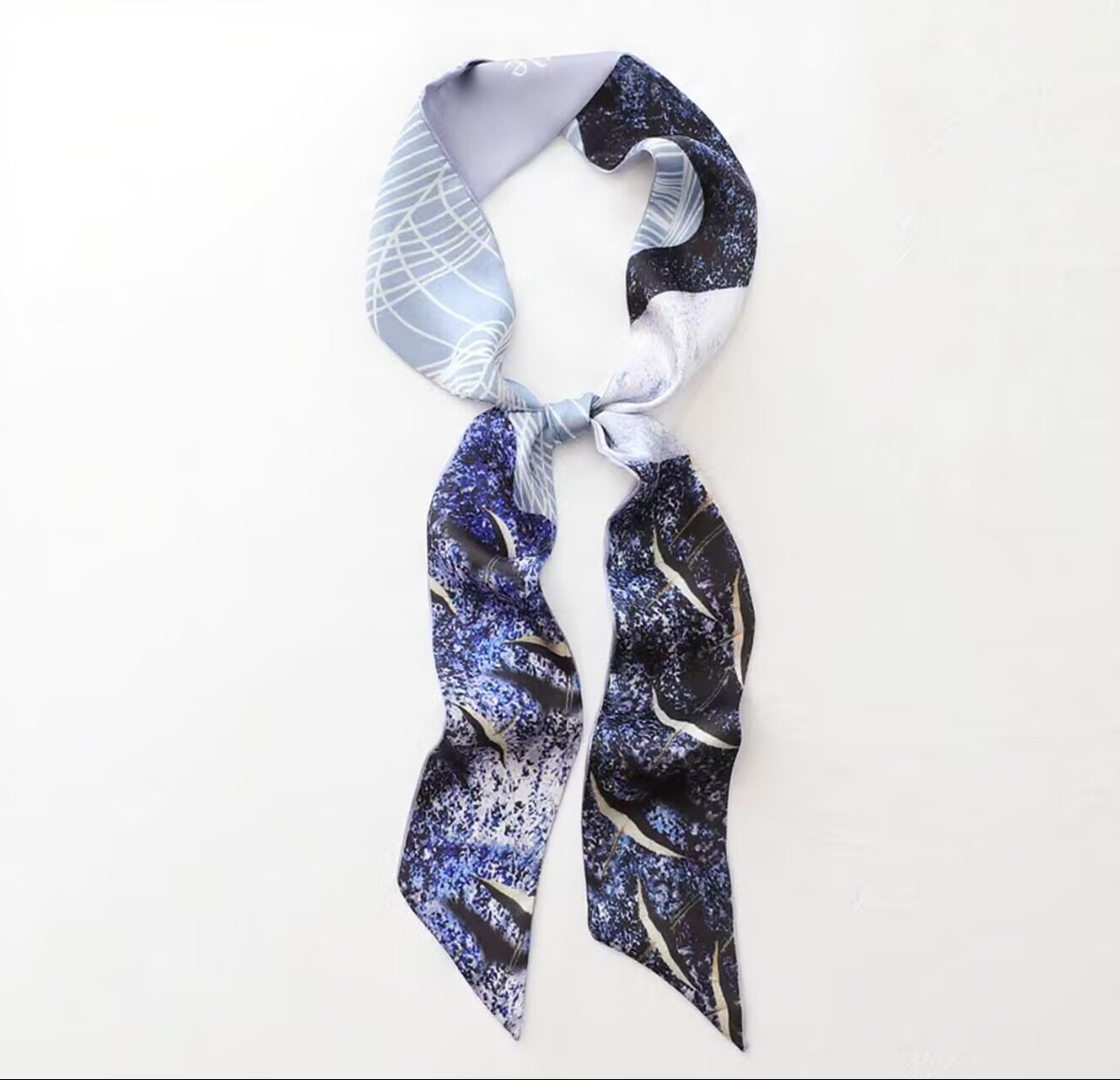 Crane Shadow Hair Ribbon