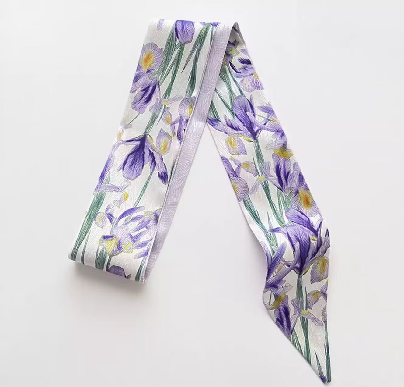 East Ancient Purple Iris Hair Ribbon