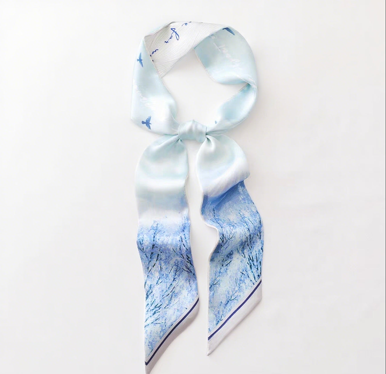 Northern Country Ice and Snow Hair Ribbon