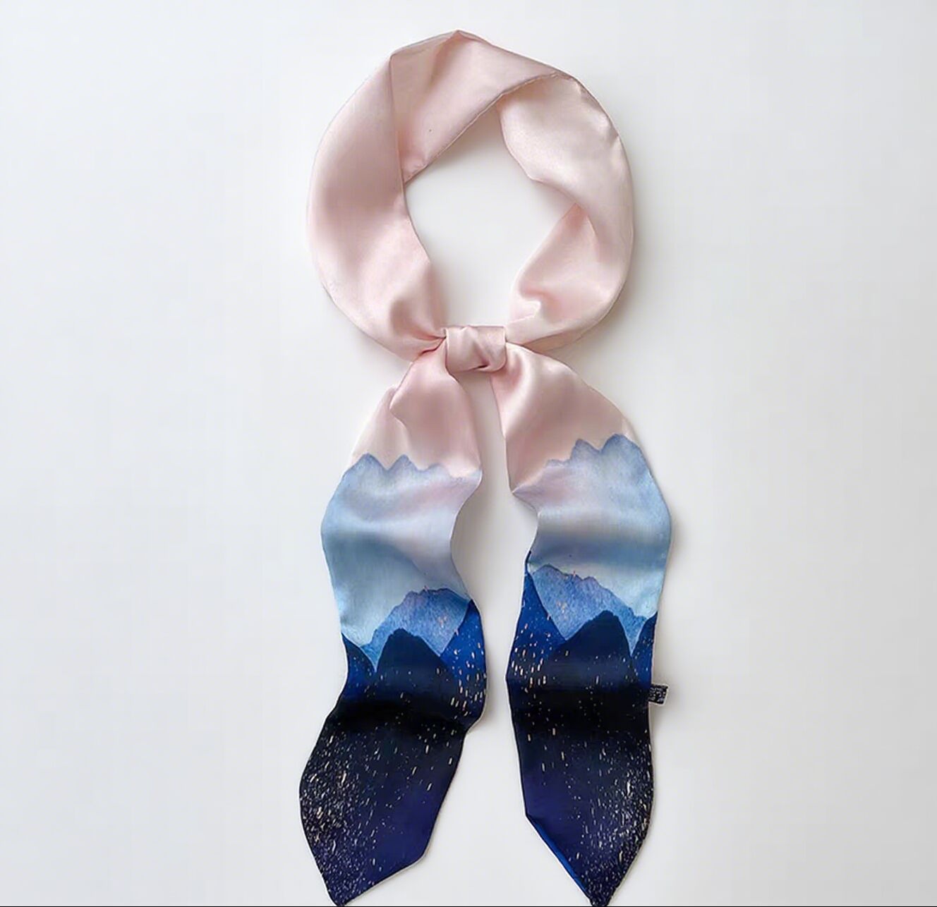 Unique Twilight Silk Hair Ribbon