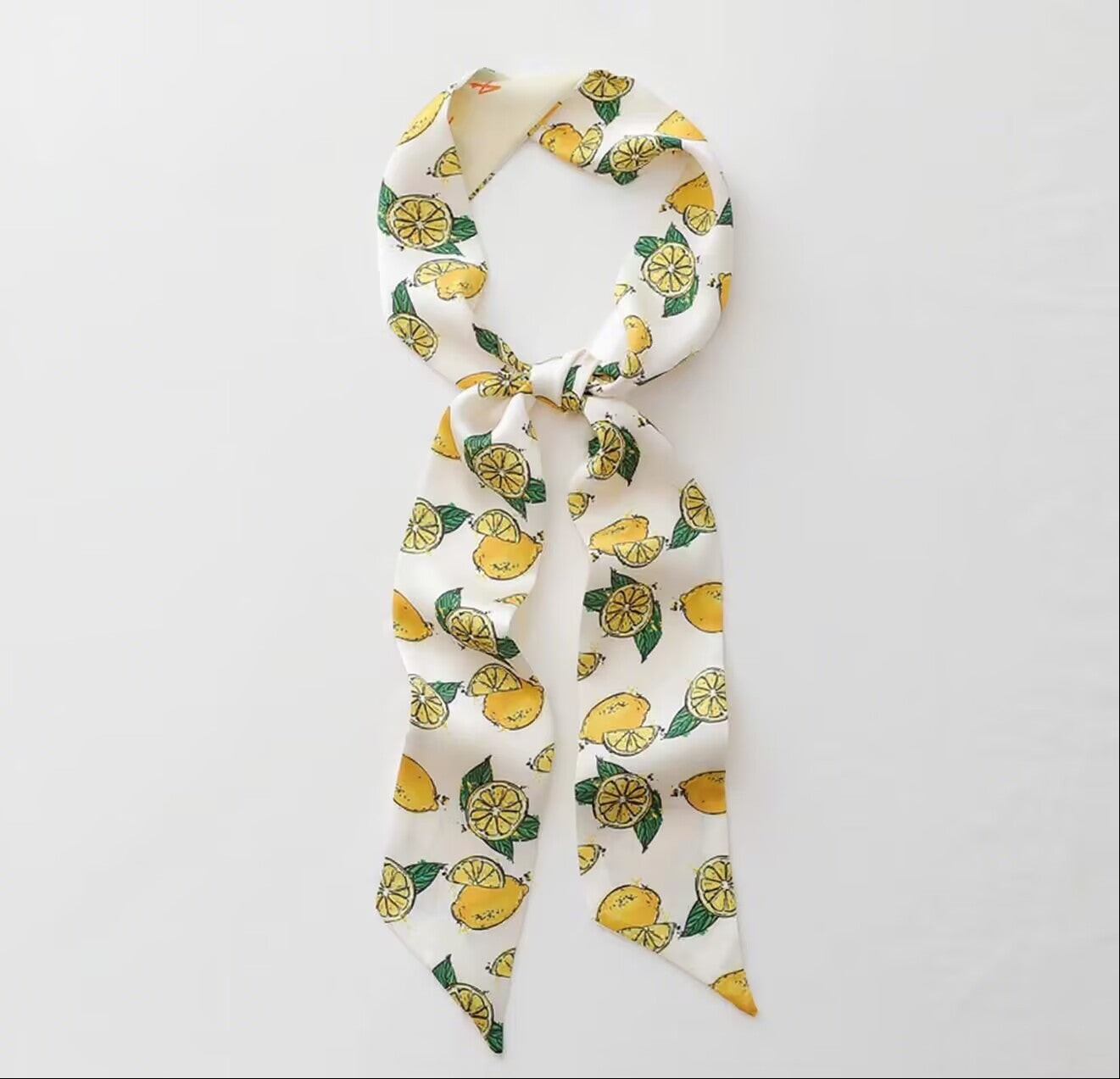 Yellow Peach Cute Hair Ribbon
